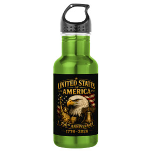 United States of America 250th Anniversary Eagle 532 Ml Water Bottle