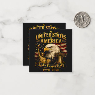 United States of America 250th Anniversary Eagle Card