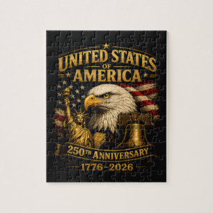 United States of America 250th Anniversary Eagle Jigsaw Puzzle