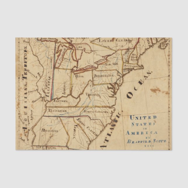 United States of America 2 Tissue Paper (Front)