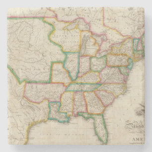 United States of America 4 Stone Coaster