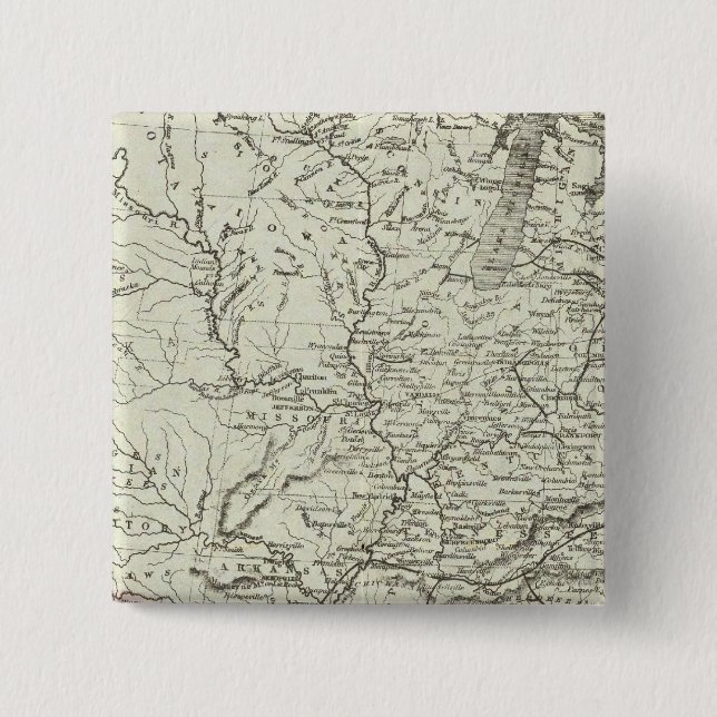 United States of America 6 15 Cm Square Badge (Front)