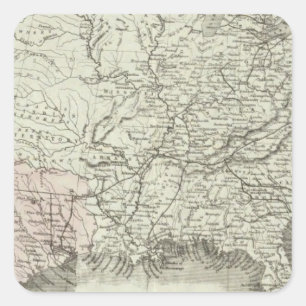 United States of America 6 Square Sticker