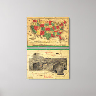 United States of America 8 Canvas Print