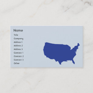 United States of America - Business Business Card