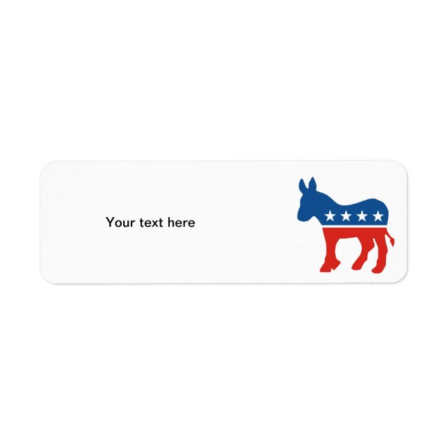 united states of america democrat party donkey usa (Front)