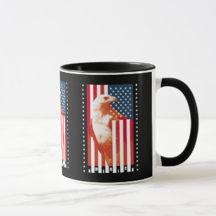 United States Of America Flag and eagle Mug