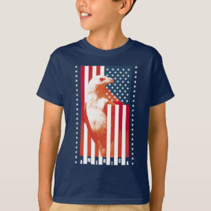 United States Of America Flag and eagle T-Shirt