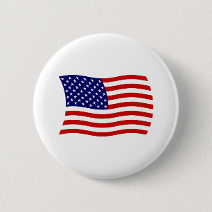 United States of America Flag Button