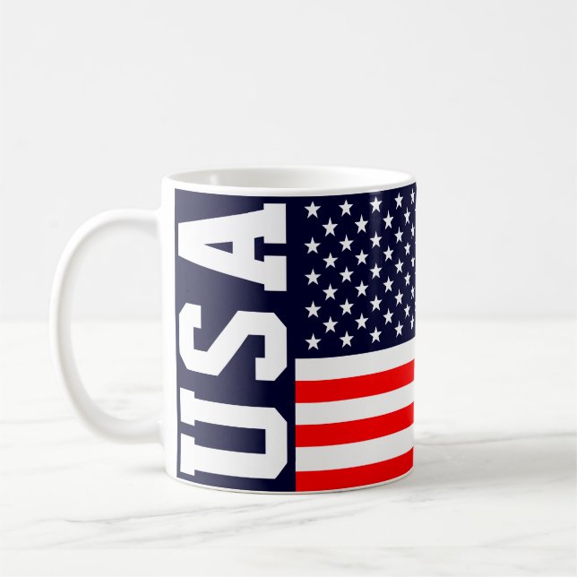 United States of America flag Coffee Mug (Left)