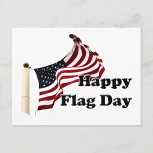 United States of America Flag Day Postcard