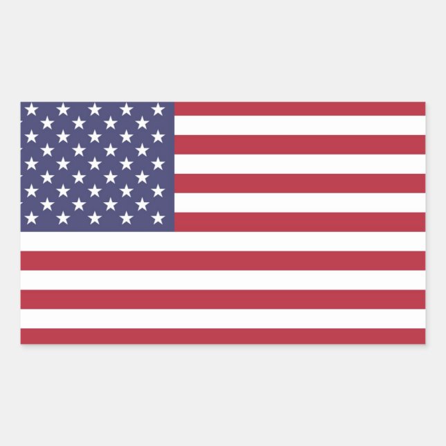 United States of America Flag Decal Sticker (Front)