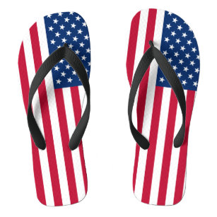 United States of America Flag Flip Flops