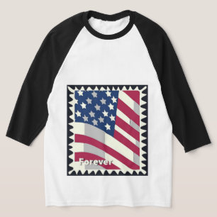 UNITED STATES OF AMERICA FLAG FOREVER STAMP T-Shirt
