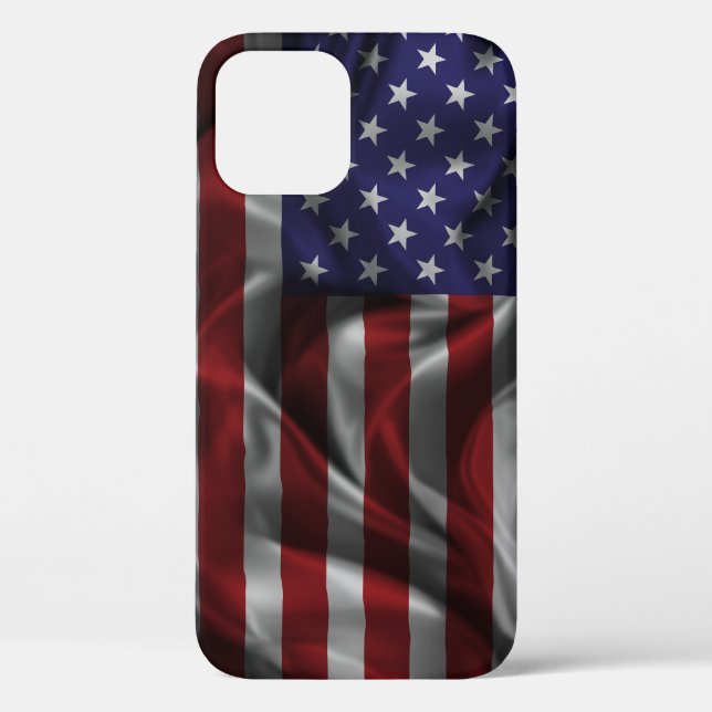 United States of America Flag iPhone 12 Case (Back)