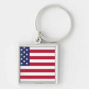 United States of America Flag Key Ring