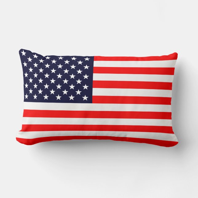 United States of America flag Lumbar Cushion (Front)