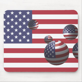 united states of america flag mouse mat
