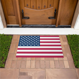 United States of America flag patriotic 24" x 36" Doormat