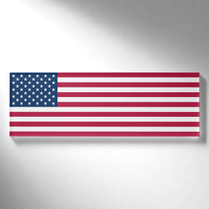 United States of America flag patriotic Name Tag