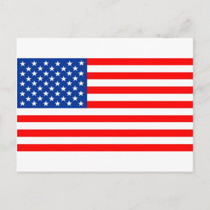 United States of America flag Postcard