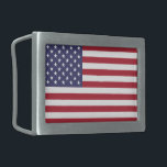 United States of America flag red white and blue Belt Buckle<br><div class="desc">United States of America flag red white and blue Belt buckle</div>