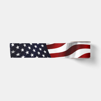 UNITED STATES OF AMERICA FLAG SATIN RIBBON