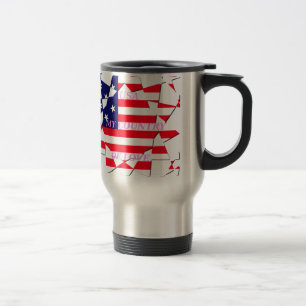 United States of America Flag Travel Mug