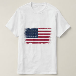 United States of America Grunge Vector Flag T-Shirt