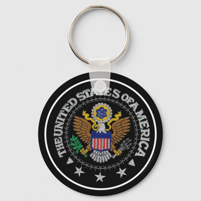 UNITED STATES of AMERICA Key Ring (Front)