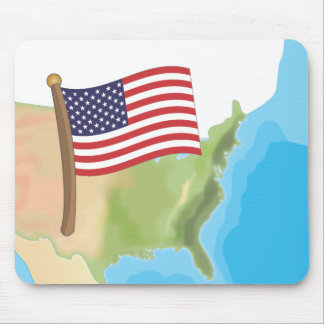 United States Of America Mouse Mat