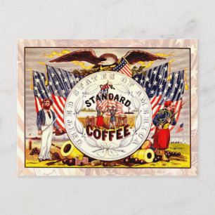 United States of America, Our Standard Coffee Postcard