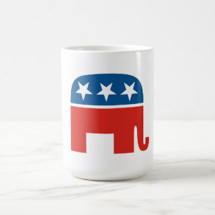 united states of america republican party elephant coffee mug