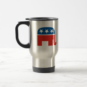 united states of america republican party elephant travel mug