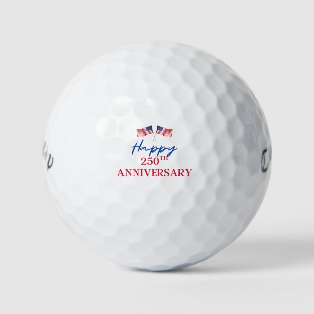 United States of America’s 250th Anniversary  Golf Balls (Front)