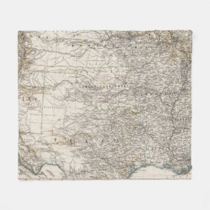 United States of America South Indian Territory Fleece Blanket