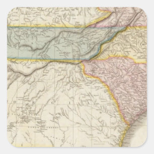 United States of America, southern part Square Sticker