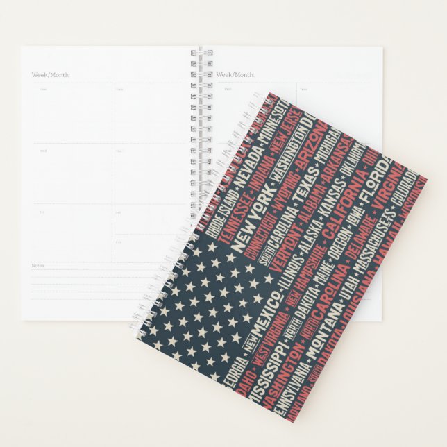 United States Of America |States & Capitals Planner (Display)