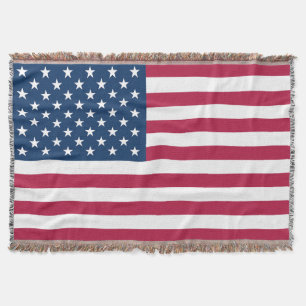 United States of America Throw Blanket