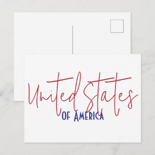 United States of America Travel Souvenir Gift Postcard