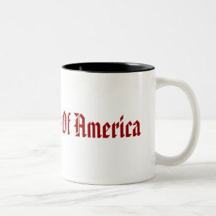 United States Of America Two-Tone Coffee Mug