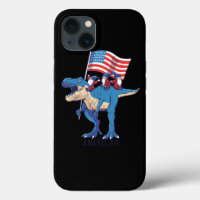 United States of America US Flag Dinosaur TRex Gno