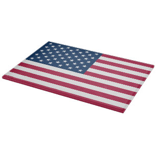 United States of America USA flag patriotic Cutting Board