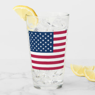 United States of America USA flag patriotic Glass