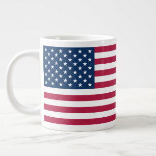 United States of America USA flag patriotic Large Coffee Mug