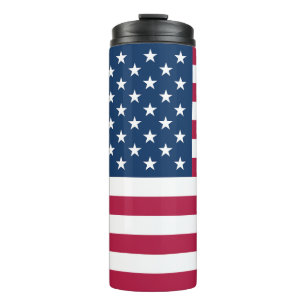 United States of America USA flag patriotic Thermal Tumbler