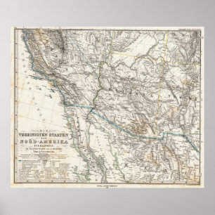 United States of America West Poster