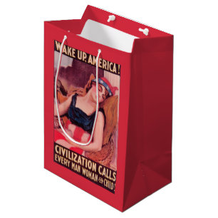 United States of AmericaWar II Promotional Medium Gift Bag