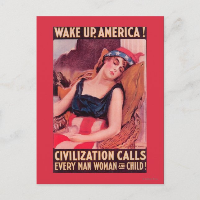 United States of AmericaWar II Promotional Postcard (Front)