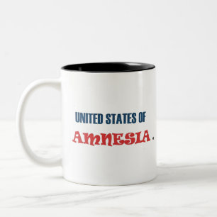 UNITED STATES OF AMNESIA Two-Tone COFFEE MUG